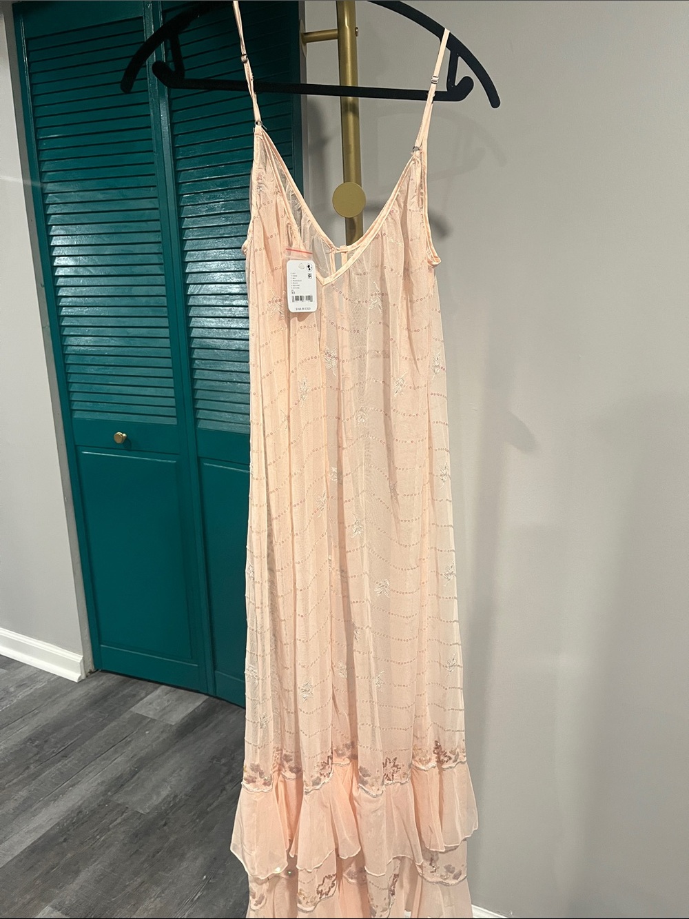 FREE PEOPLE NWT Star Of The Show Midi / Peach Dust - Picture 13 of 13